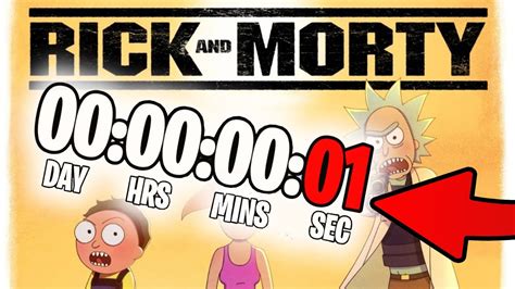 rick and morty countdown